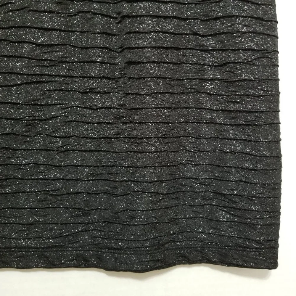 Nollie skirt Medium glittery metallic weave textured elastic pull on waist lined - Picture 5 of 13
